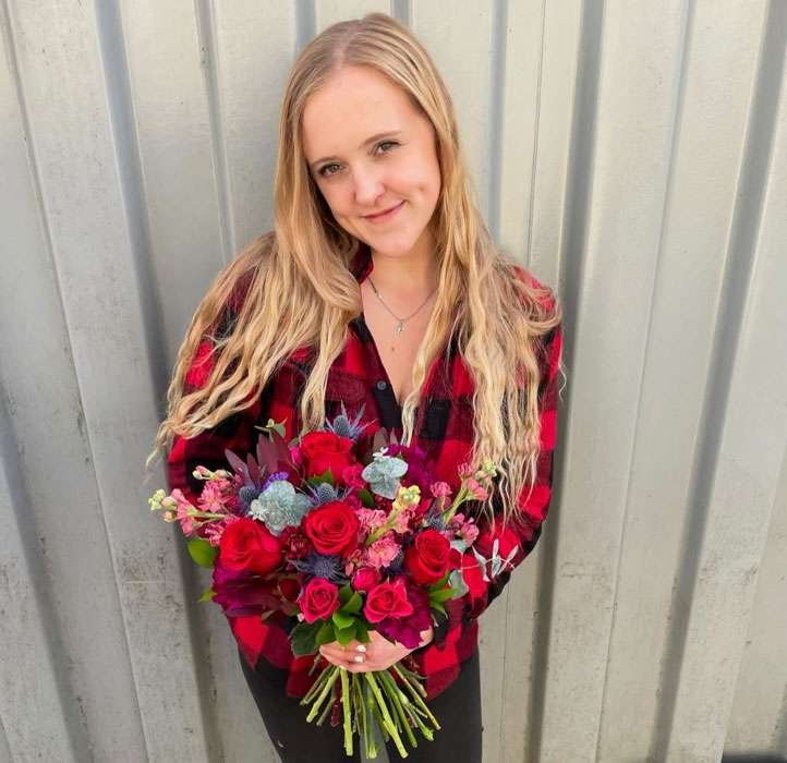 Jillian Carlson, woman behind Jillies Flowers in Blackstone, MA