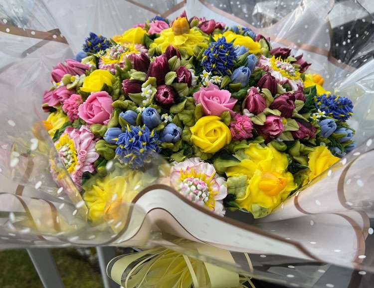 Worth Every Penny Pastries & Confections - Flower Bouquet 