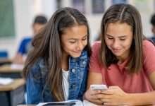 BMRSD cell phone policy - students in class on cellphone