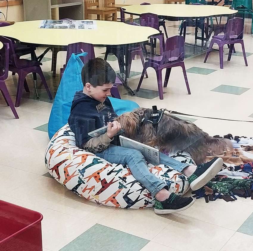 Wag and Read Blackstone Public Library